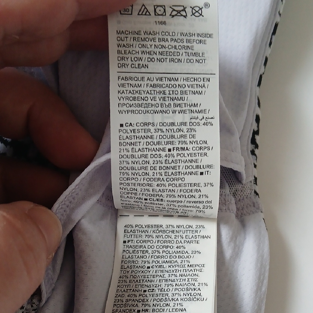 Athleta Ultimate Bra Power Of She Activewear Yoga Sports Bra XL - Picture 13 of 16
